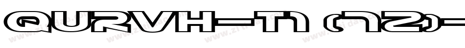 QURVH-T1 (72)字体转换